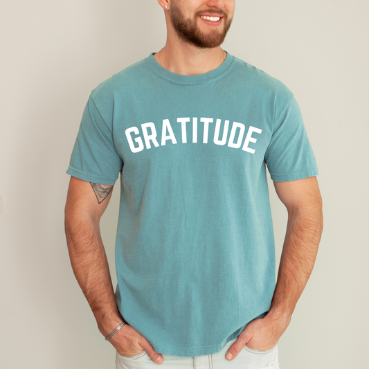 Gratitude Unisex Tee - Teal