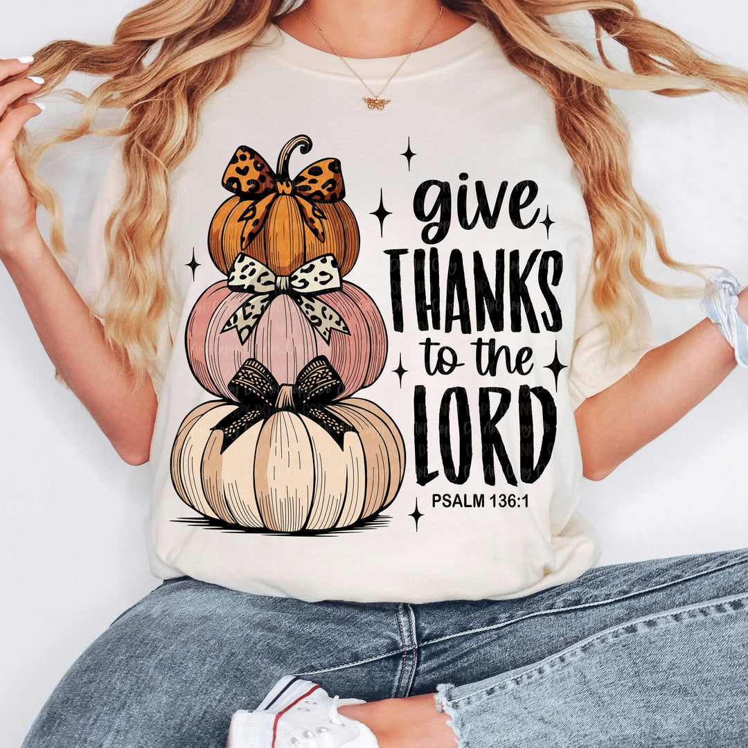 Give Thanks- Fall tee